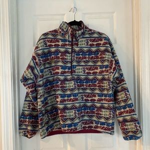 Vintage Columbia Oversized Half Zip-Up